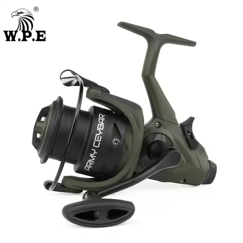 W.P.E AC Spinning Reel 5000/6000 Ball Bearings 7+1 High Gear Ratio 5.1:1 Carp Feeder Fishing Reel Fu