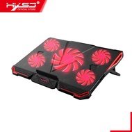 HXSJ Gaming Laptop Cooler Five Fans Led Screen 2 USB Mute Laptop Cooling Pad Notebook Stand for 12-17 Inch Laptop Macbook