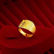 แหวนไม่ลอก แหวนหุ้มทอง ไม่ลอกไม่ดำ หนัก2บาท ปรับไซส์ได้ เครื่องประดับแฟชั่น ชุบทองคำแท้96.5% ผลิตจากช่างฝีมือจากเยาวราช