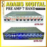 Adams Digital Pre Amp 7 Band Parametric Equalizer GTR-737 GTR-707 (GTR-Series)