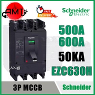 SCHNEIDER EZC630H 3P MCCB 50KA 500A 600A
