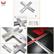 200mm Cross T-track Connector Set 30 Type T-slot Miter Track Jig Fixture Slot Connector
