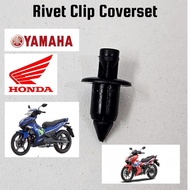 [1 BIJI] RIVET CLIP COVERSET (6MM) utk Motor Yamaha, Honda dan Kawasaki. Y15, Y16, RS, RSX, R25, NVX