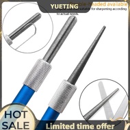 YUETING Dao mài cho fishhook dao bút hình dạng kim cương mạ thép carbon Mài công cụ ngoài trời dao m