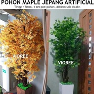 170cm Japanese Maple Plastic Ornamental Plant Large Tall Artificial Tree