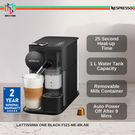Nespresso F121-ME-BK-NE Lattissima One Coffee Machine Coffee Maker Fully Automatic Capsule Espresso White/Black F121MEWHNE/F121MEBKNE F121-ME-WH-NE Mesin Kopi