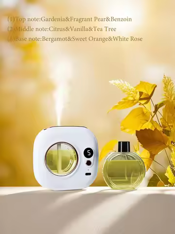 Rechargeable automatic aroma diffuser, essential oil diffuser, aroma essential oil, hotel bathroom a