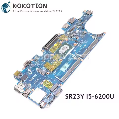 NOKOTION CN-0YM98P 0YM98P YM98P ADM60 LA-C621P For DELL Latitude E5270 Laptop Motherboard SR23Y I5-6