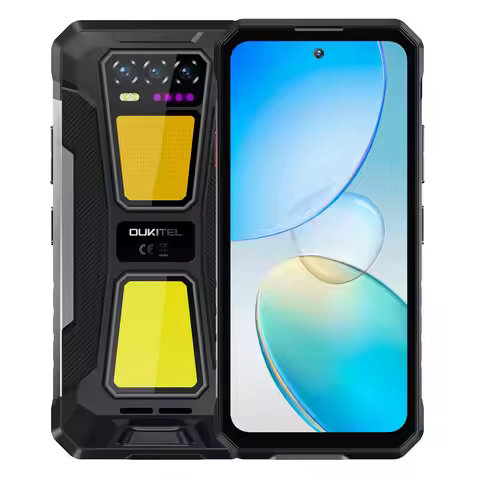 OUKITEL WP58 PRO 5G Rugged Smartphone 6.7“ HD Display 24(8+16)GB+256GB 64MP Camera 33W Android 15 Ce
