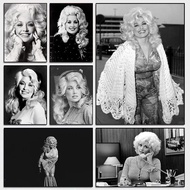 Lukisan kanvas potret Dolly Parton 1977 persembahan langsung, karya fotografi poster seni dinding hi