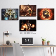 MORTAL COMBAT LOGO ROOM DISPLAY 20X30 86LIV/9BC2K WALL POSTER GAME MORTAL COMBAT PLAYER CHILDREN'S E