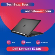 Dell Latitude E7480 | RAM : 8GB | SSD : 256GB | Intel : I7-6600U - Refurbished Like New