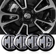 FANMAOCOD 56mm 4PCS MG MG3 MG5 MG6 MG7 TF ZR Morris3 Car Wheel Center Hub Cap Sticker Emblem Badge U