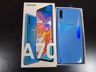 香港行貨 高配8G + 128GB Samsung A70 藍色  連全新贈品10000mAh行動電源