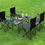 【X-Mart】Meja Camping Table Portable Foldable Table Camping Outdoor Table and Chair Set