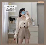 【现货 Ready Stock】巨显瘦高腰微笑西装裤 Mocha 奶咖色Thailand Talent Shop Pants High Waist Pants