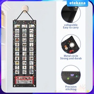 [Etekaxa] Visual Schedule for Kids Behavioral Routine Chart Multiuse Wall Planner