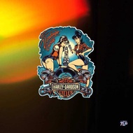 TLP Reflective Car Sticker Harley Motorcycle Motorcycle Club Beauty Rider Rider Repairer Glass Motor