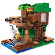 Minecraft Tree House 175 Parts Children's Building Block Toys Gifts Small Particle Building Block To