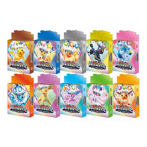 324/360 Pcs/Set Pokemon Card SCARLET&VIOLE 151 Prismatic Evolutions PALDEAN FATES English Booster Ba