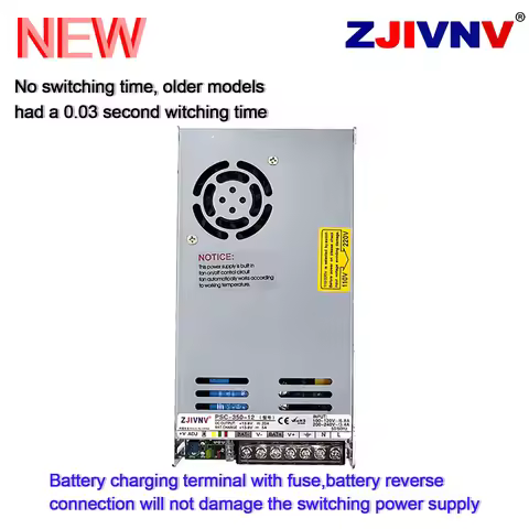 New 350w 12/24v universal AC UPS/Charge function monitor switching power supply input 110/220v batte