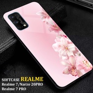 Realme 7 Auto Case Motif [ SUMMER PINK ] Latest Realme 7 Case Case hp Casing Glossy Softcase 2D Hard