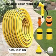 Universal Garden Hose With Quick Connector Spray Nozzle Accessories - Durable, Flexible And Collapsi
