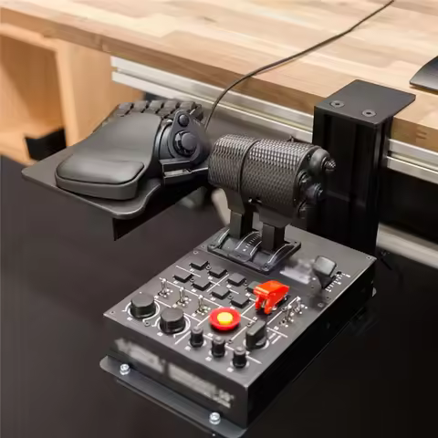 Mouse Keyboard Tray Metal Mount For THRUSTMASTER Hotas X56 VKB Flight Simulator Joystick Accessories