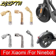 Electric Scooter 45 90 135 Degree Brass Air Tires Valve Stem Adapter For Ninebot Max G30 F20 F30 Xiaomi M365 PRO Mi3 1S Accessor