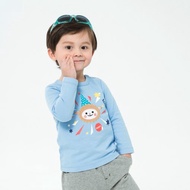 Let's Go Party男童純棉上衣-水藍