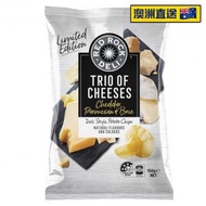 Red Rock Deli - 芝士三重奏薯片150g (1包) Trio of Cheeses (Cheddar, Parmesan &amp; Brie) 此日期前最佳：2024年08月11 日