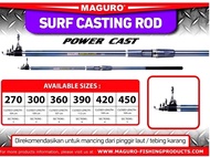 Joran Pancing Laut Maguro Power cast Panjang 270 300 360 390 420 450 Untuk Surf Pasiran Karangan Teb