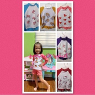 Rash guard terno for girls 1 to 3 years old