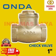 ONDA CHECK VALVE BRASS 1" (TAP VALVE)