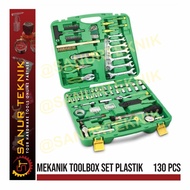 TEKIRO Mechanic Tool Set / Mekanik Toolbox Set PLASTIK 130 PCS