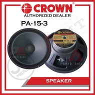 Crown 15 inches 300 watts 8 ohms Instrumental Speaker (PA-15-3) Sold per pc