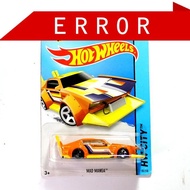 Hotwheels Mad Manga Error Orange Tire Rims