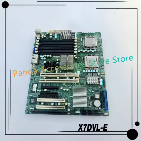 For supermicro workstation server industrial computer equipment motherboard 2 PCI-X slots X7DVL-E