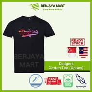 DODGERS Tee (Unisex) | Premium Quality 100% Cotton | Baju Tee Dodgers Unisek