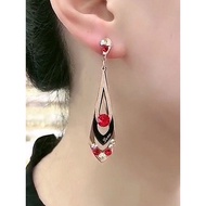 Geometric Diamond Earrings Light Luxury Fashion Diamond Earrings