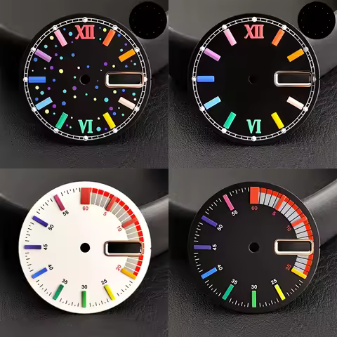 High Quality Watch Dial Fits NH36 Movement Accessories NH36 Dial 28.5mm Diameter Watch Parts Replace