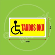 👍Sticker TANDAS OKU  Waterproof PVC Sticker👍