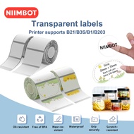 Niimbot B21/B3S/B1/B203 Label Transparent Thermal Label Tape Label Sticker