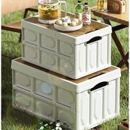 包送貨戶外露營收納箱 置物箱 折疊收納箱 儲物箱 多功能戶內戶外收納箱 也可以當桌子用  一箱多用