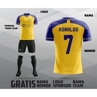 Al nassr CR7 full printing futsal Jersey