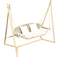 Outdoor Swing Hanging Chair Influencer Indoor Double Hanging Basket Rattan Chair Outdoor Courtyard S