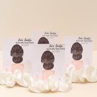 Doorgift Scrunchie Murah– Doorgift Kahwin, Akikah, Birthday Party & Event