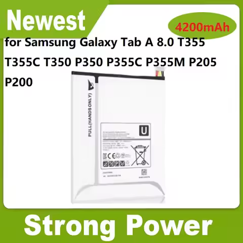 Battery for Samsung Galaxy Tab A 8.0 T355 T355C T350 P350 P355C P355M P205 P200 EB-BT355ABE EB-BT355