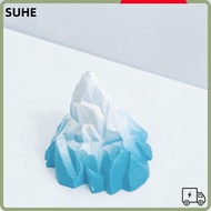 LUCKY-SUHE 2PCS Set Aquarium Iceberg Decoration, Vivid Aquarium Ecology Blue Underwater Iceberg Orna