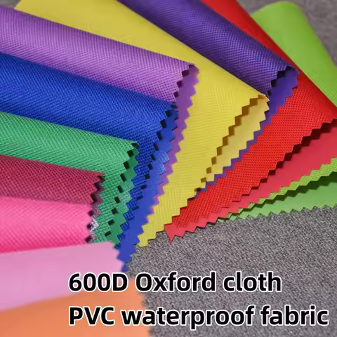 600D thickened oxford cloth PVC waterproof cloth backpack handbag storage box tent fabric factory di